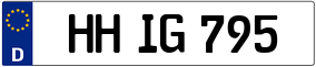 Truck License Plate